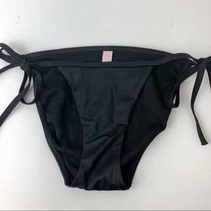 Victoria’s Secret Black String Bikini Bottom sz XS